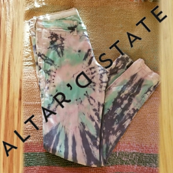Altar'd State Denim - Altar'd State tie dye skinnys